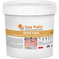 IMPER FIBRA de Tecno Prodist - 1 Kg (ROJO) Pintura Impermeabilizante elástica para Terrazas con Fibras Incorporadas…